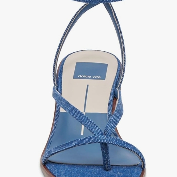 💙🔹️Dolce Vita 🔹️denim Blue  BANITA Strappy Sandals - Picture 6 of 6